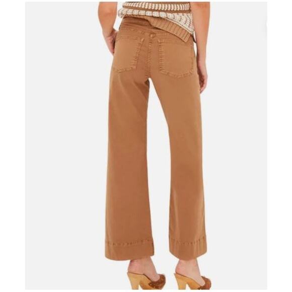 Veronica Beard Women's Hilde Ankle Crop Jeans Deep Ochre NWT 348 Sz 28 - Picture 3 of 4